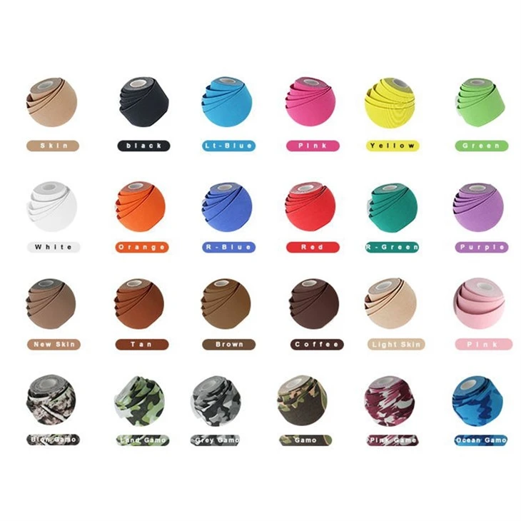 adhesive strips for muscles color card